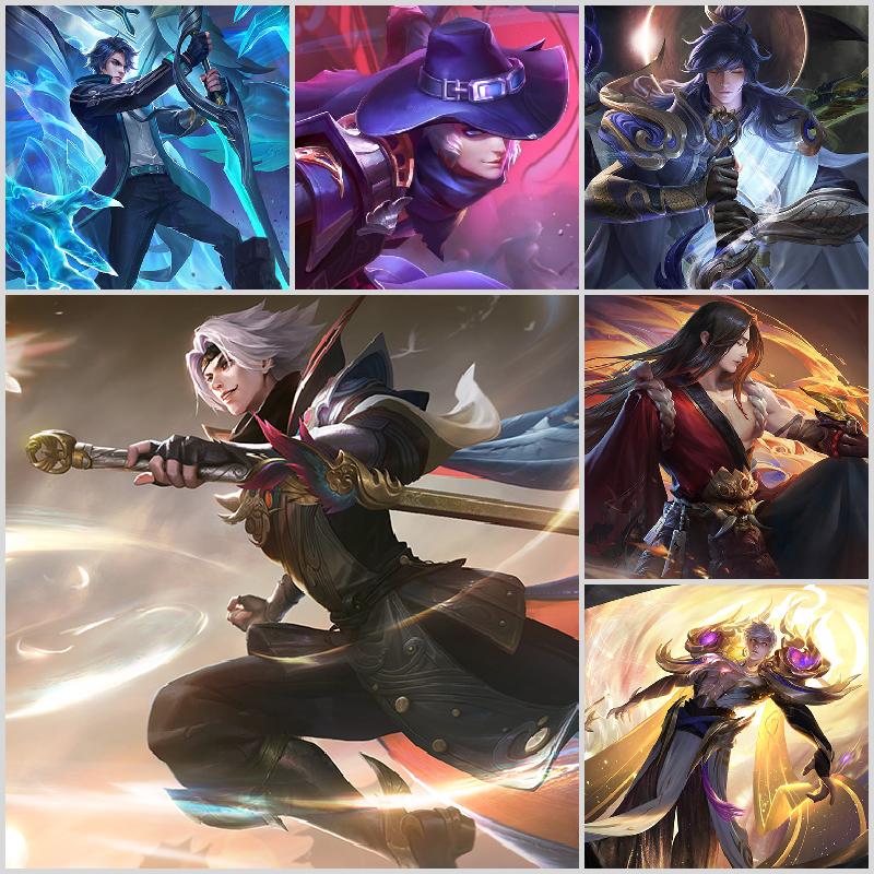 【v7 203皮】【v7 208皮】78李白鸣剑曳影78百里玄策白虎志78