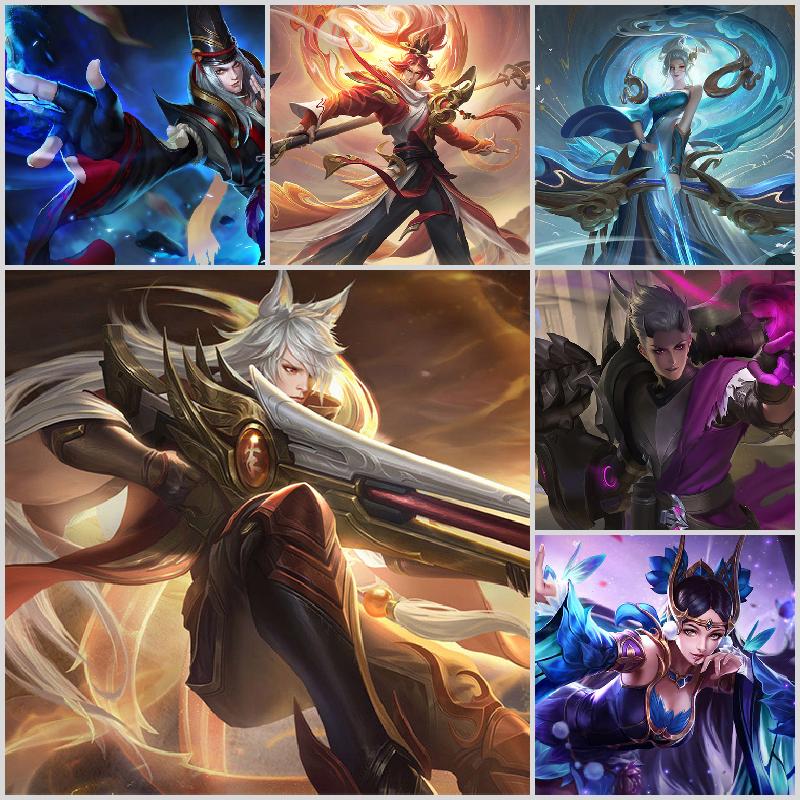 【v7 162皮】v8/148皮肤/全英雄/冰封战神/武则天此王者荣耀账号已