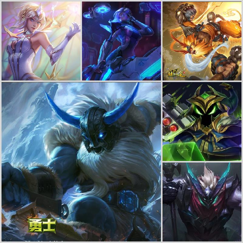 788皮肤 龙瞎 龙猴 恐惧新星 西部魔影卢锡安 电玩女枪