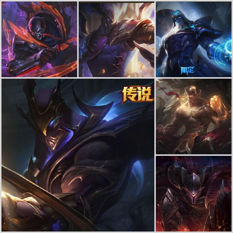 【黄金Ⅲ】474皮肤:至臻亚索-神龙尊者-西部魔影-灵魂莲华此英雄联盟