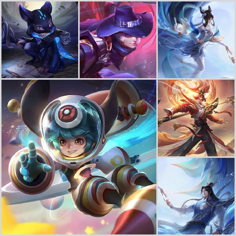 【87皮】零号赤焰凤求凰飞衡双如梦令岱宗凤凰于飞此王者荣耀账号已