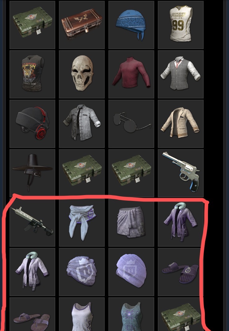 绷带手套,银色m4,甜饼m762,雪花qbz,绝版浴袍套装